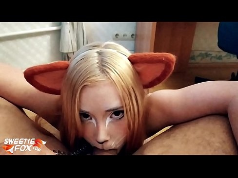 ❤️ Kitsune 吞下 迪克 和 暨 在 她的 嘴 ️ 蕩婦 在我們 ❌️
